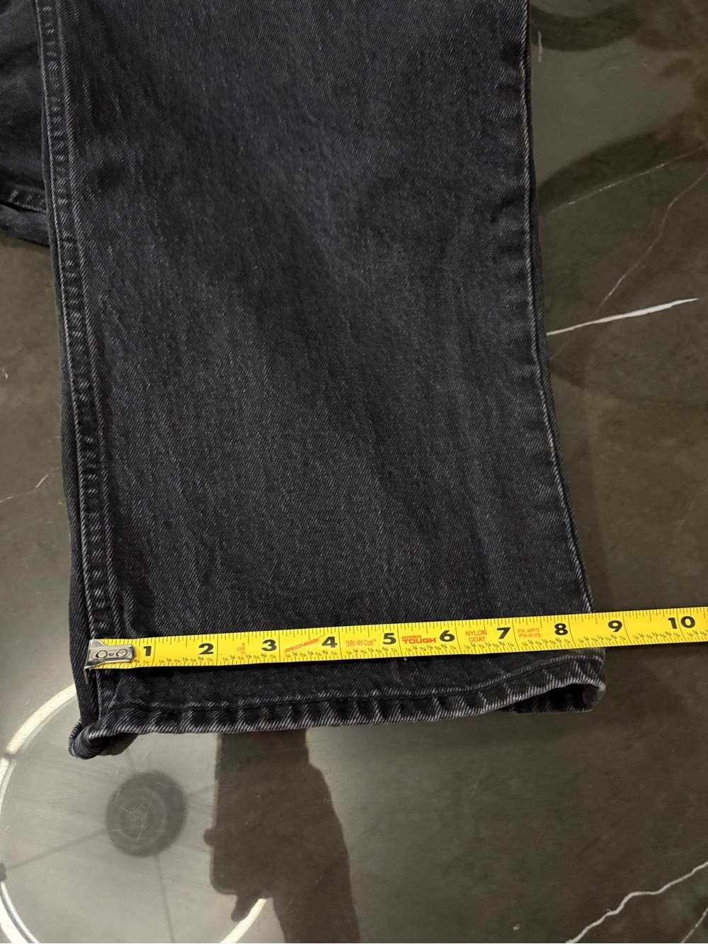 Abercrombie & Fitch The Vintage Straight High Rise Black Jeans Women’s 32/14R - Picture 9 of 11